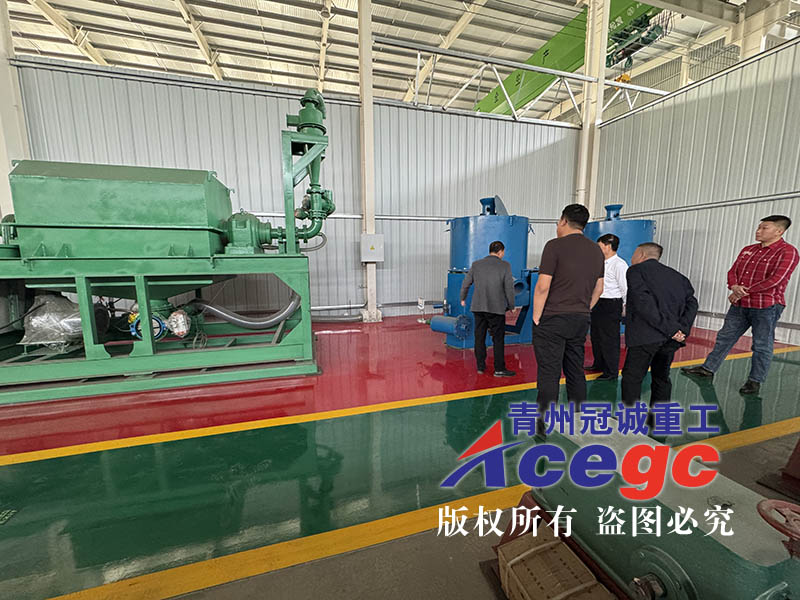 湖南客戶考察重選設備